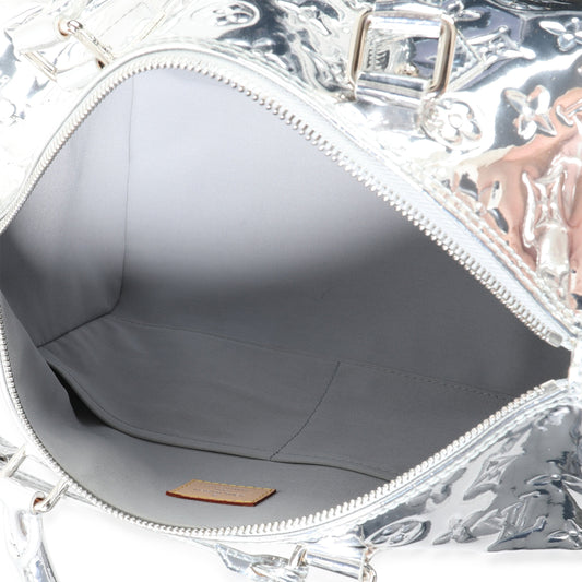 Louis Vuitton Louis Vuitton Limited Edition Silver Monogram Miroir Speedy 35