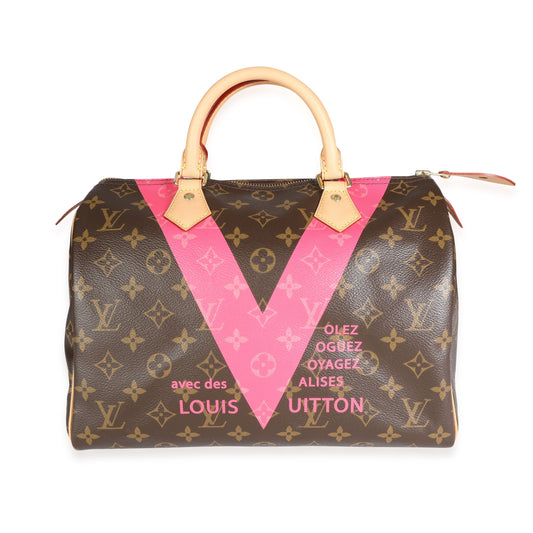 Louis Vuitton Louis Vuitton Monogram Canvas & Grenade V Speedy 30