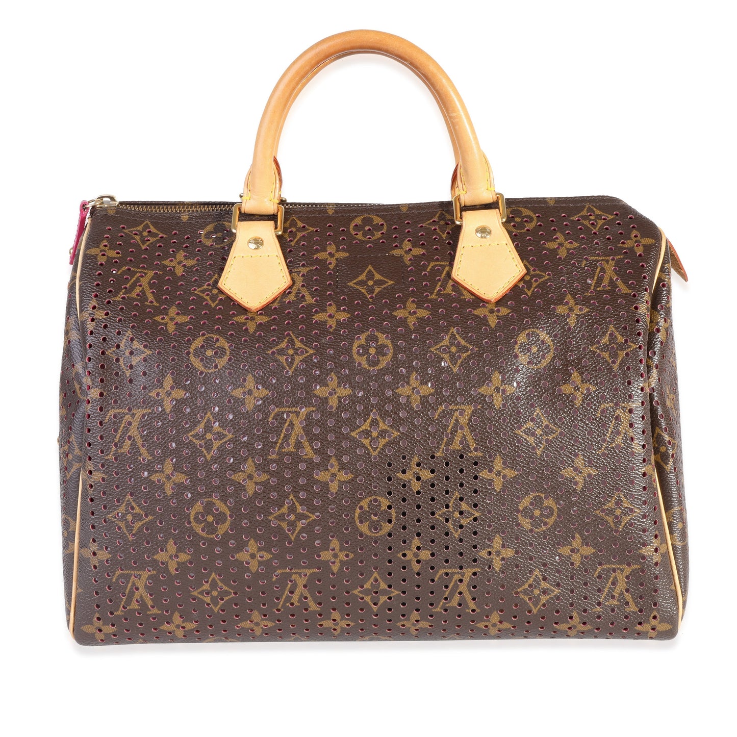 Louis Vuitton Louis Vuitton Monogram Canvas & Fuchsia Perforated Speedy 30