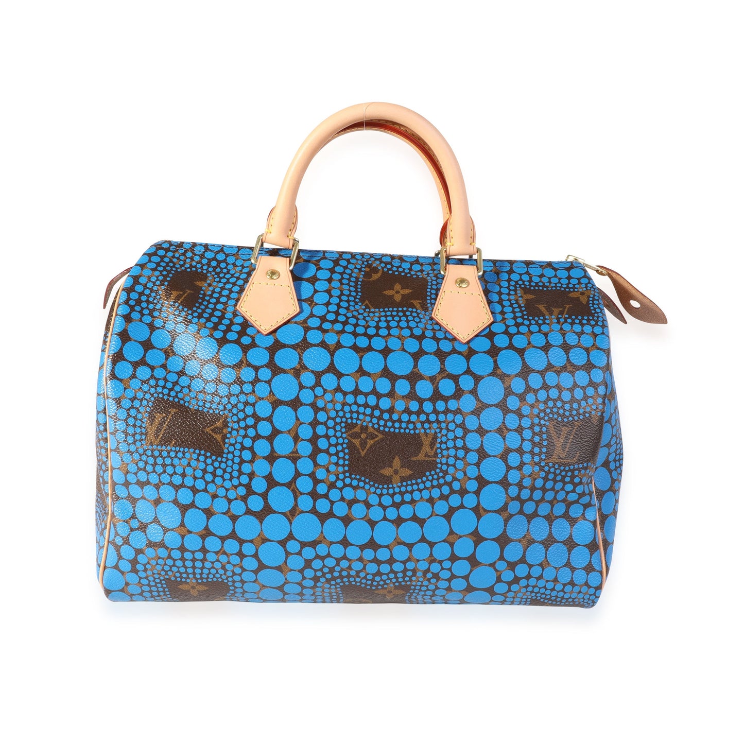 Louis Vuitton Louis Vuitton x Yayoi Kusama Blue Infinity Dots Monogram Canvas Speedy 30