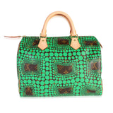 Louis Vuitton Louis Vuitton x Yayoi Kusama Green Infinity Dots Monogram Canvas Speedy 30