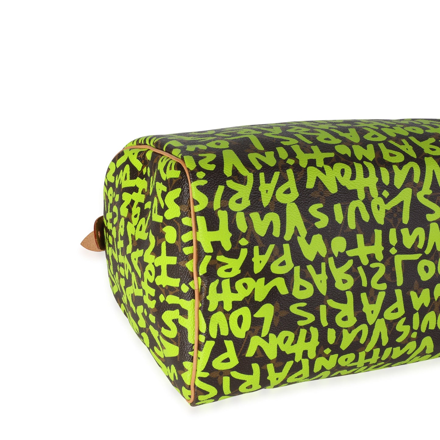 Louis Vuitton Louis Vuitton x Stephen Spro  Green Graffiti Monogram Canvas Speedy 30