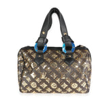 Louis Vuitton Louis Vuitton Limited Edition Gold Sequined Monogram Canvas Eclipse Speedy 28