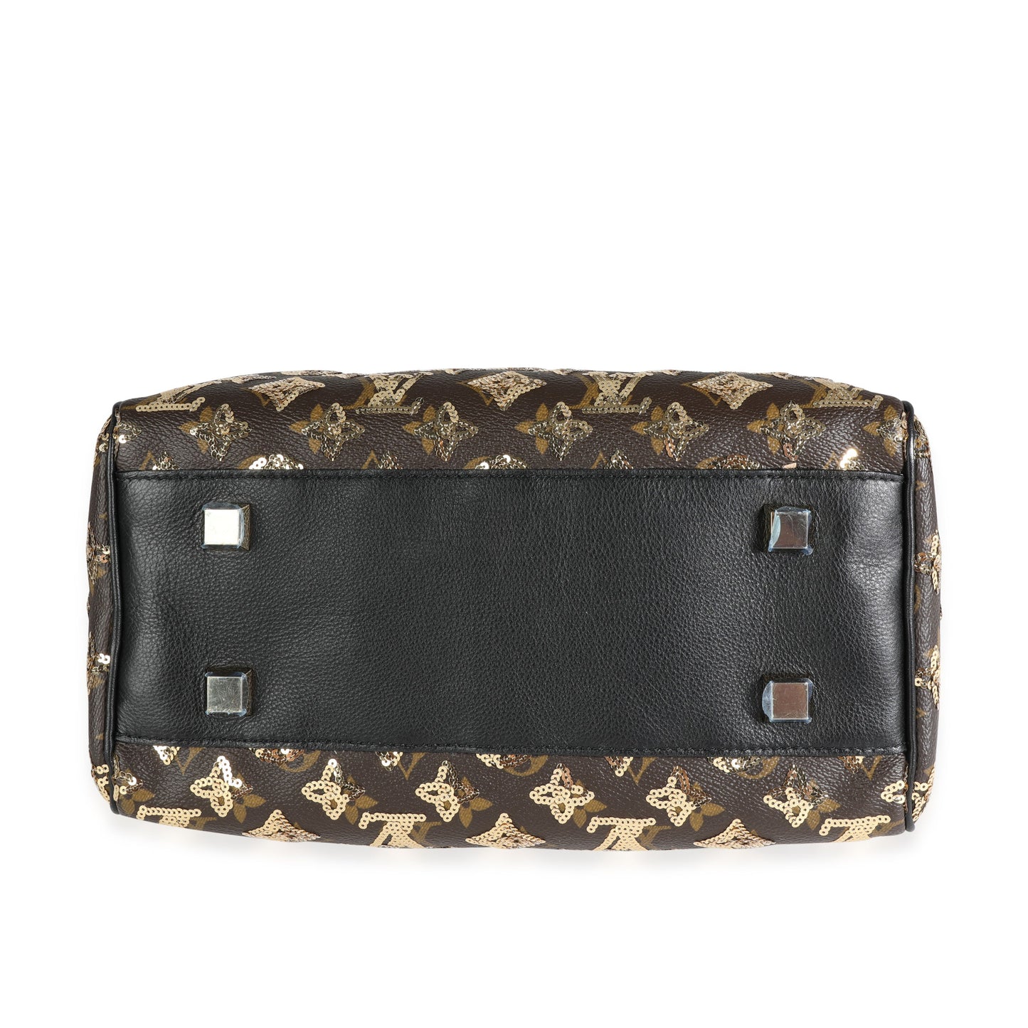 Louis Vuitton Louis Vuitton Limited Edition Gold Sequined Monogram Canvas Eclipse Speedy 28