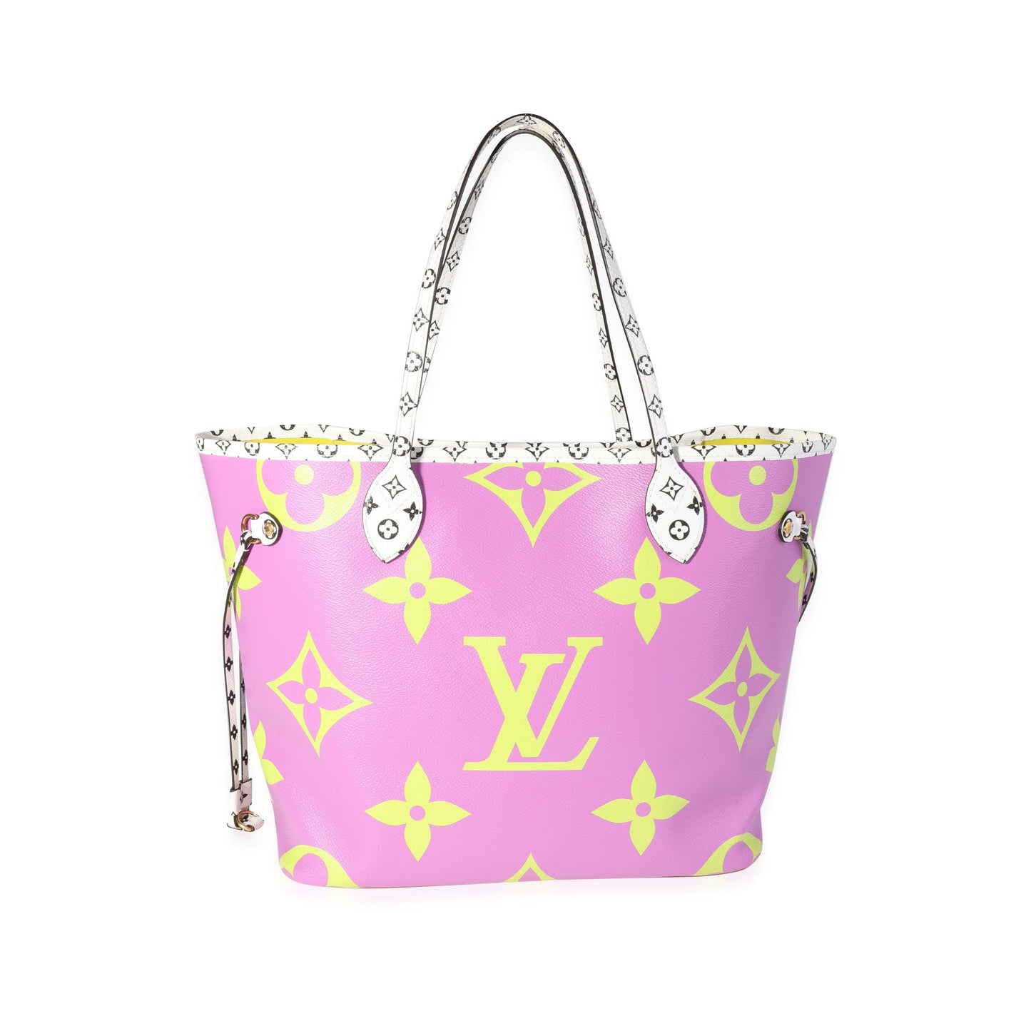 Louis Vuitton Louis Vuitton Purple & Green Giant Monogram Canvas Neverfull MM