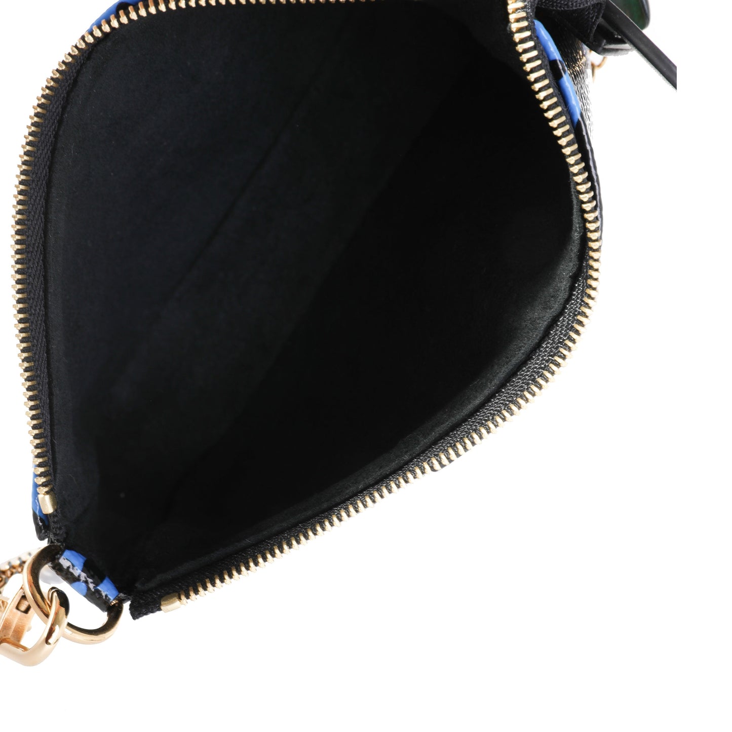 Louis Vuitton Louis Vuitton Black & Blue Monogram Canvas Mini Pochette Accessoires