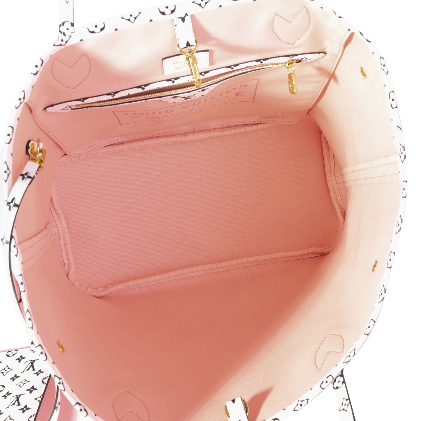 Louis Vuitton Louis Vuitton Rouge & Rose Ballerine Giant Monogram Canvas Neverfull MM