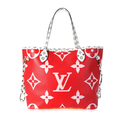 Louis Vuitton Louis Vuitton Rouge & Rose Ballerine Giant Monogram Canvas Neverfull MM