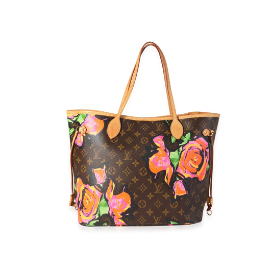 Louis Vuitton Louis Vuitton Monogram Canvas Roses Neverfull MM