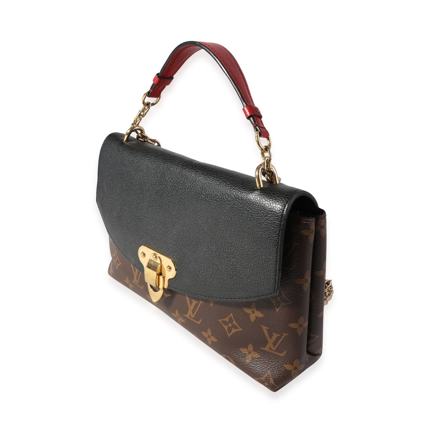 Louis Vuitton Louis Vuitton Monogram Canvas & Black Cowhide Saint-Placide