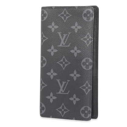 Louis Vuitton Louis Vuitton Monogram Eclipse Canvas Brazza Wallet