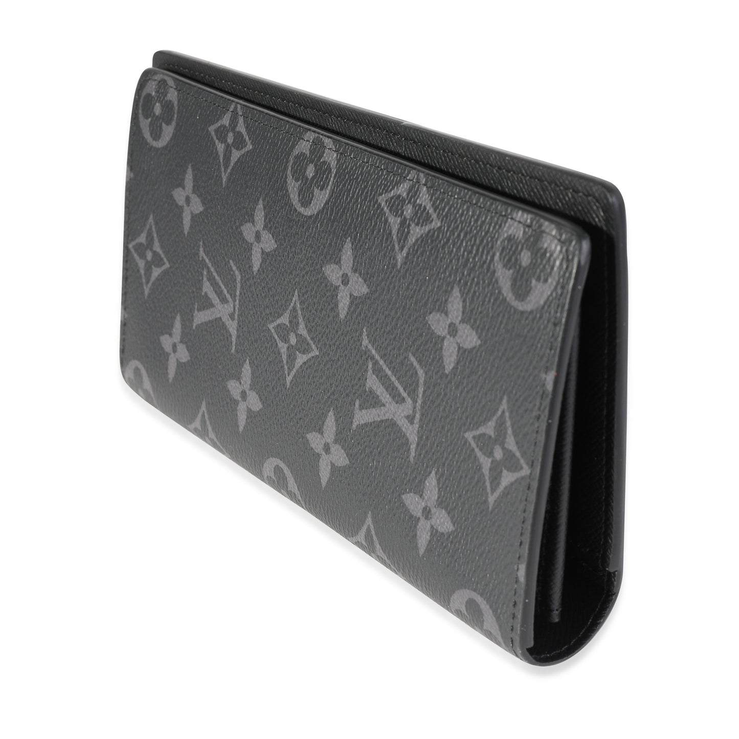 Louis Vuitton Louis Vuitton Monogram Eclipse Canvas Brazza Wallet