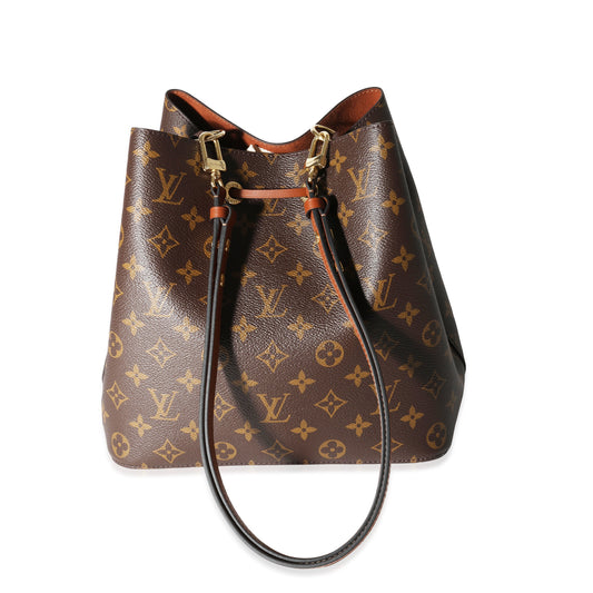 Louis Vuitton Louis Vuitton Monogram Canvas & Caramel Leather NéoNoé MM