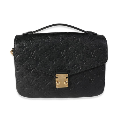 Louis Vuitton Louis Vuitton Black Monogram Empreinte Pochette Métis