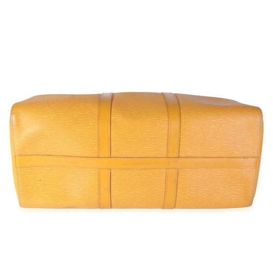 Louis Vuitton Louis Vuitton Mimosa Epi Leather Keepall 50