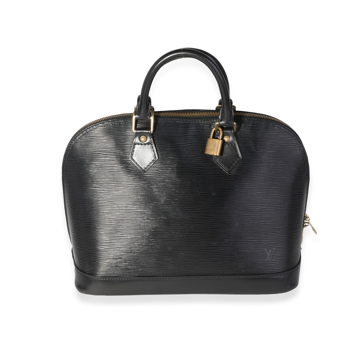 Louis Vuitton Louis Vuitton Black Epi Leather Alma PM