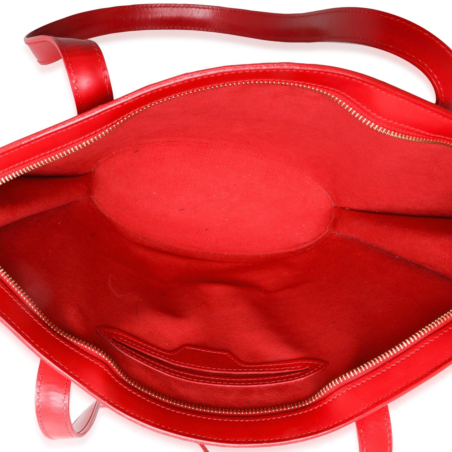 Louis Vuitton Louis Vuitton Red Epi Leather Saint Jacques PM