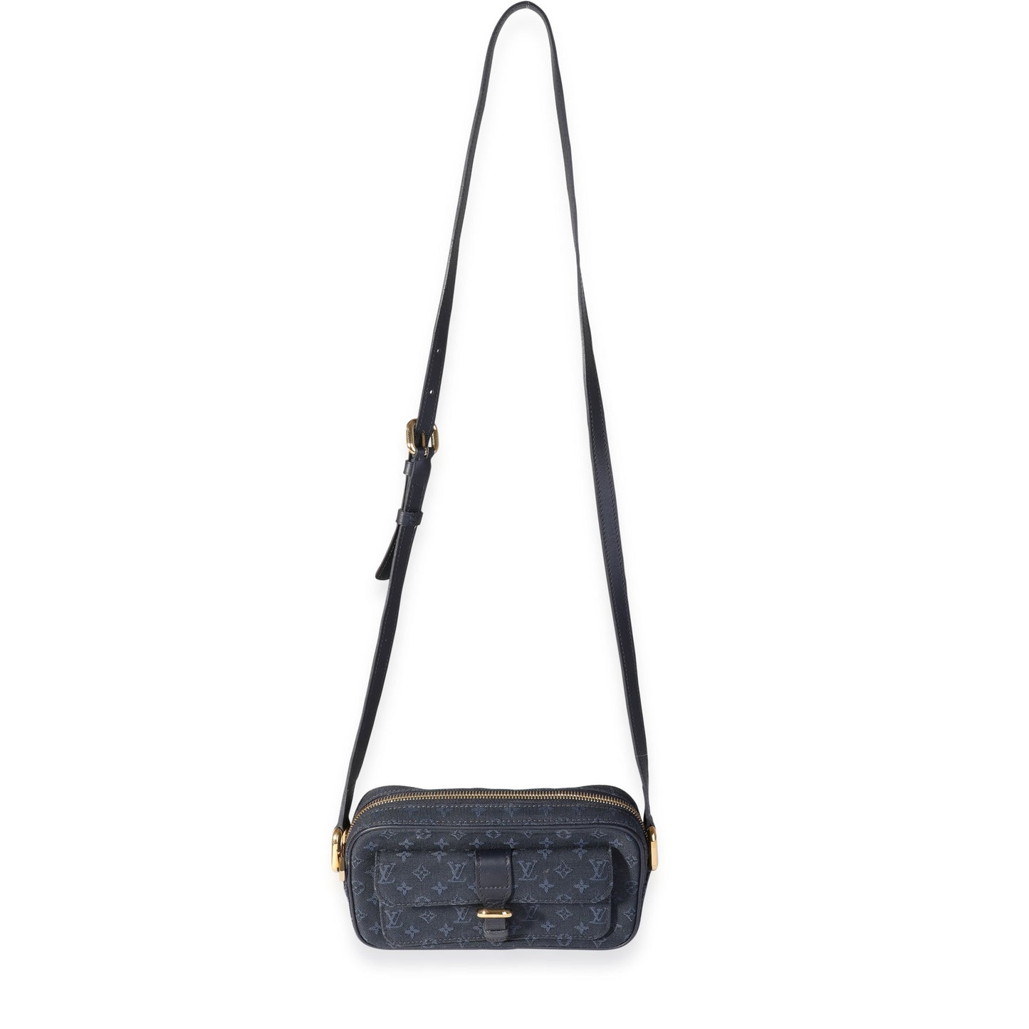 Louis Vuitton Louis Vuitton Navy Monogram Mini Lin Juliette Crossbody Bag