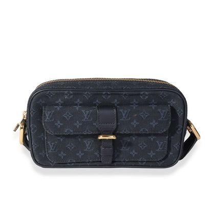 Louis Vuitton Louis Vuitton Navy Monogram Mini Lin Juliette Crossbody Bag