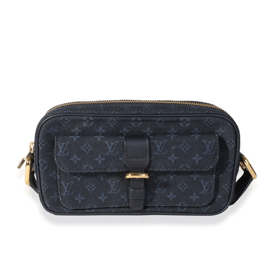 Louis Vuitton Louis Vuitton Navy Monogram Mini Lin Juliette Crossbody Bag