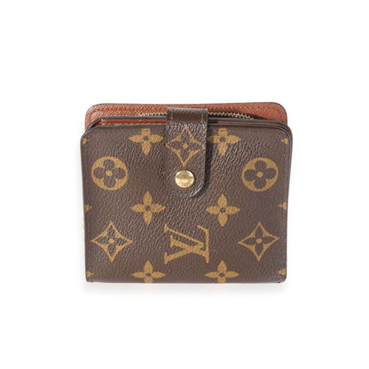 Louis Vuitton Louis Vuitton Monogram Canvas Compact Zippé Wallet