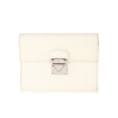 Louis Vuitton Louis Vuitton Ivory Epi Leather Koala Compact Wallet
