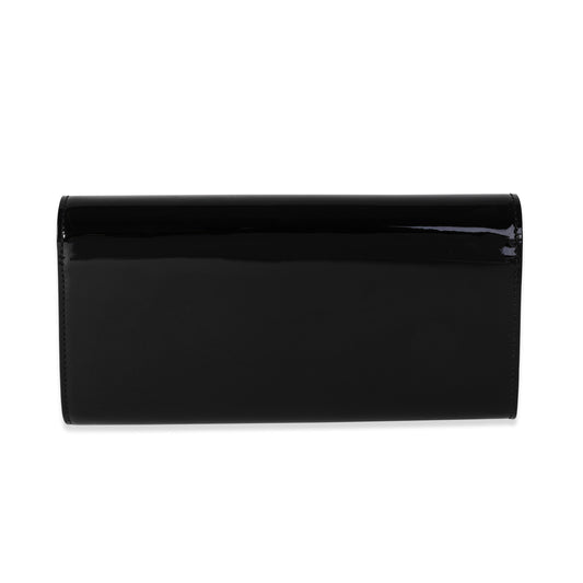 Louis Vuitton Louis Vuitton Noir Vernis Leather Louise Pochette EW Clutch