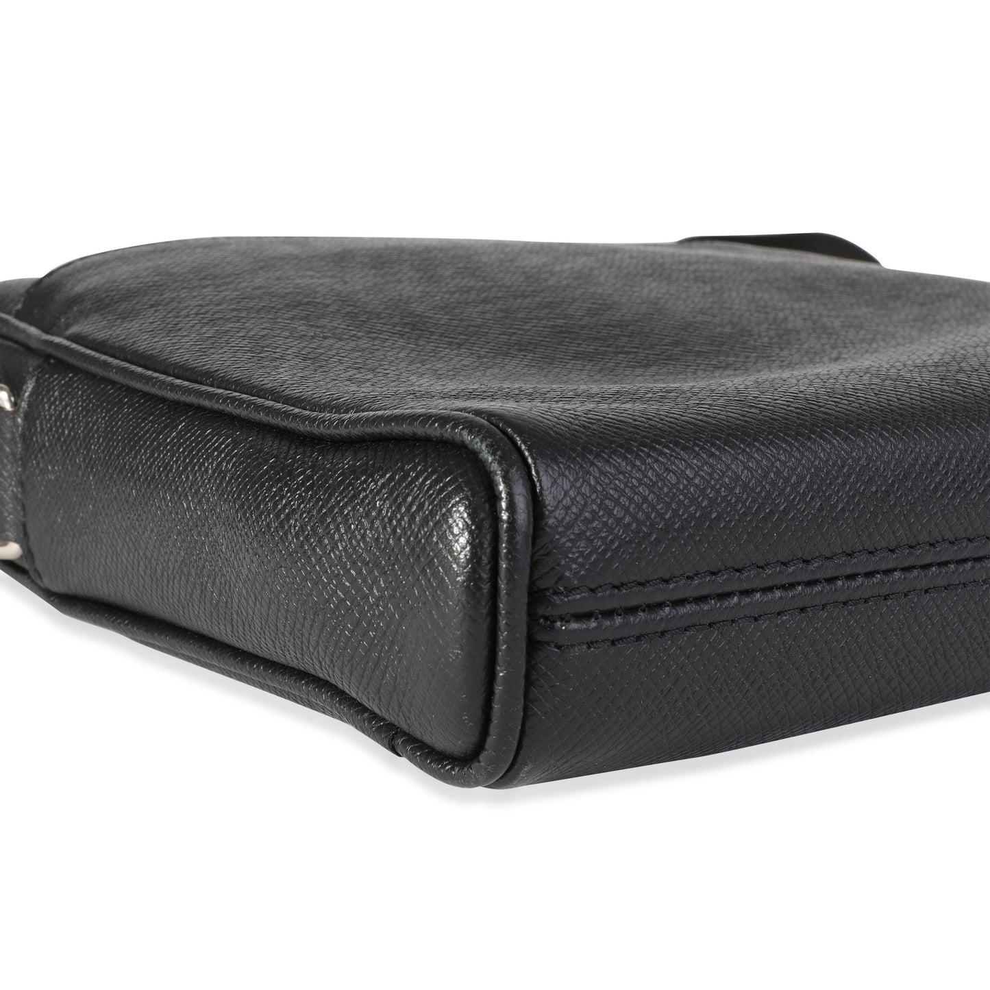 Louis Vuitton Louis Vuitton Black Taiga Leather Alex Messenger BB