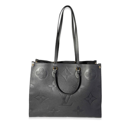Louis Vuitton Louis Vuitton Black Empreinte Leather Onthego GM