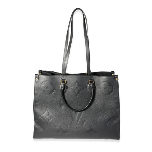 Louis Vuitton Louis Vuitton Black Empreinte Leather Onthego GM