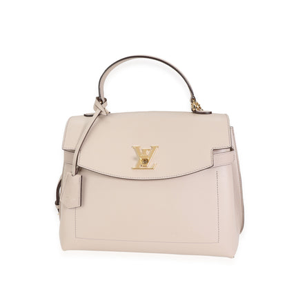 Louis Vuitton Louis Vuitton Greige Soft Calfskin Lockme Ever MM