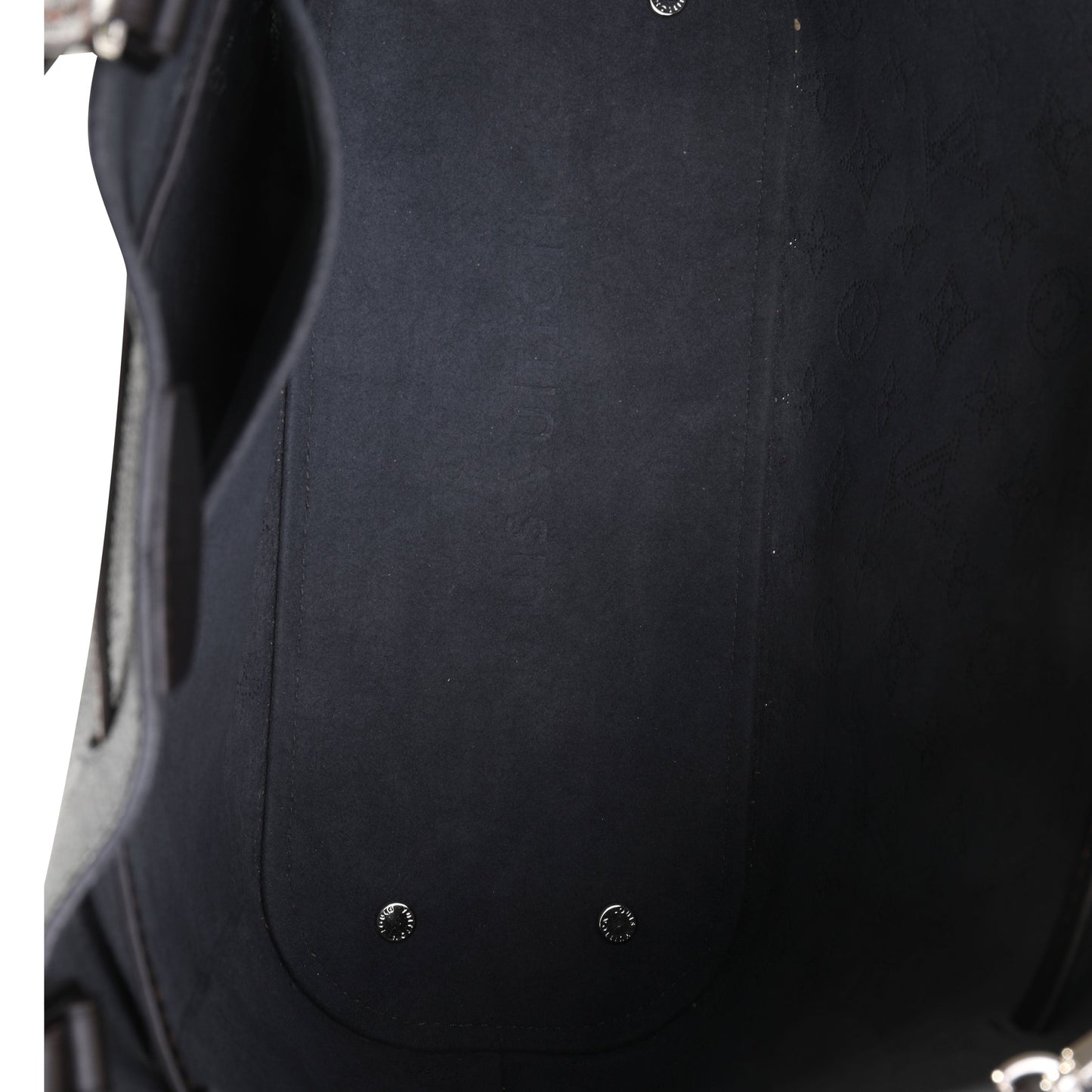 Louis Vuitton Louis Vuitton Black Mahina Leather Girolata Bag