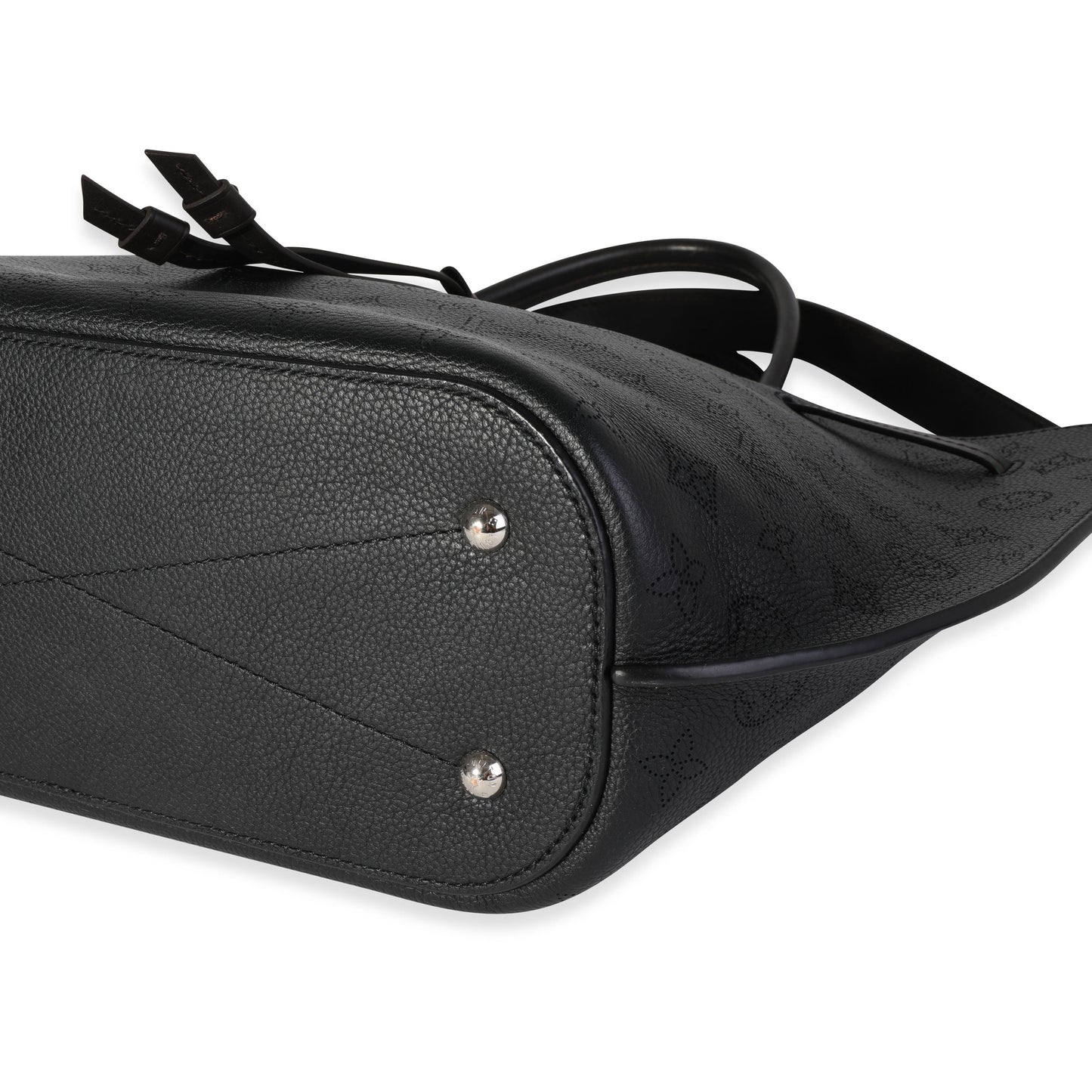 Louis Vuitton Louis Vuitton Black Mahina Leather Girolata Bag