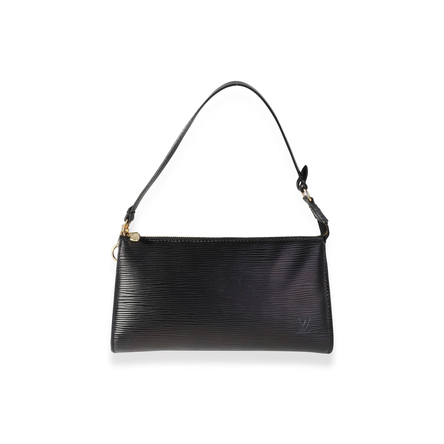 Louis Vuitton Louis Vuitton Black Epi Leather Pochette Accessoires 24