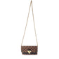Louis Vuitton Louis Vuitton Damier Ebene Canvas & Black Cowhide Vavin Chain Wallet