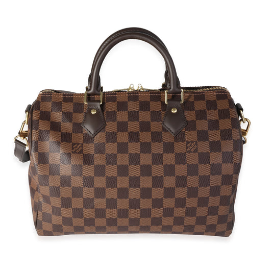 Louis Vuitton Louis Vuitton Damier Ebene Canvas Speedy Bandoulière 30