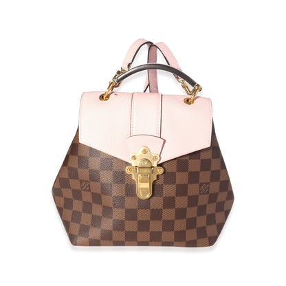 Louis Vuitton Louis Vuitton Damier Ebene & Magnolia Calfskin Clapton Backpack