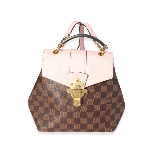 Louis Vuitton Louis Vuitton Damier Ebene & Magnolia Calfskin Clapton Backpack