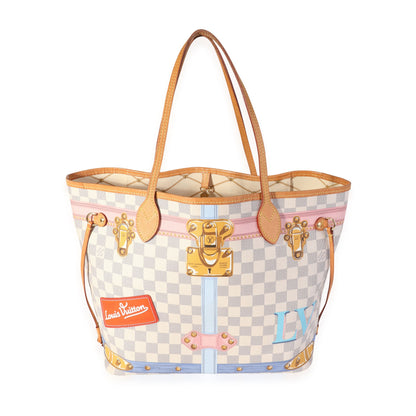 Louis Vuitton Louis Vuitton Damier Azur Summer Trunks Neverfull MM
