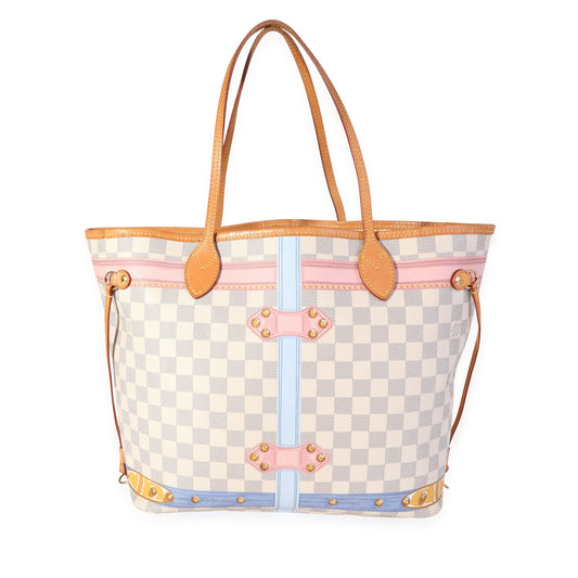 Louis Vuitton Louis Vuitton Damier Azur Summer Trunks Neverfull MM