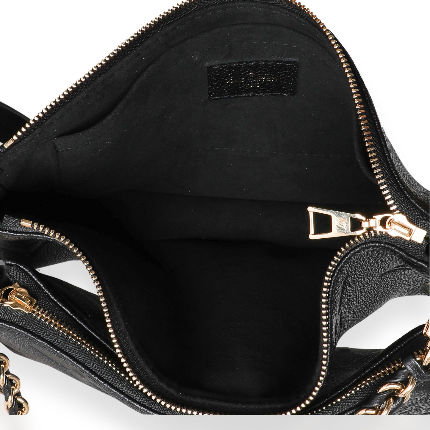 Louis Vuitton Louis Vuitton Black Monogram Empreinte Leather Multi-Pochette Accessoires