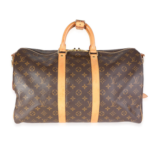 Louis Vuitton Louis Vuitton Monogram Canvas Keepall Bandoulière 45
