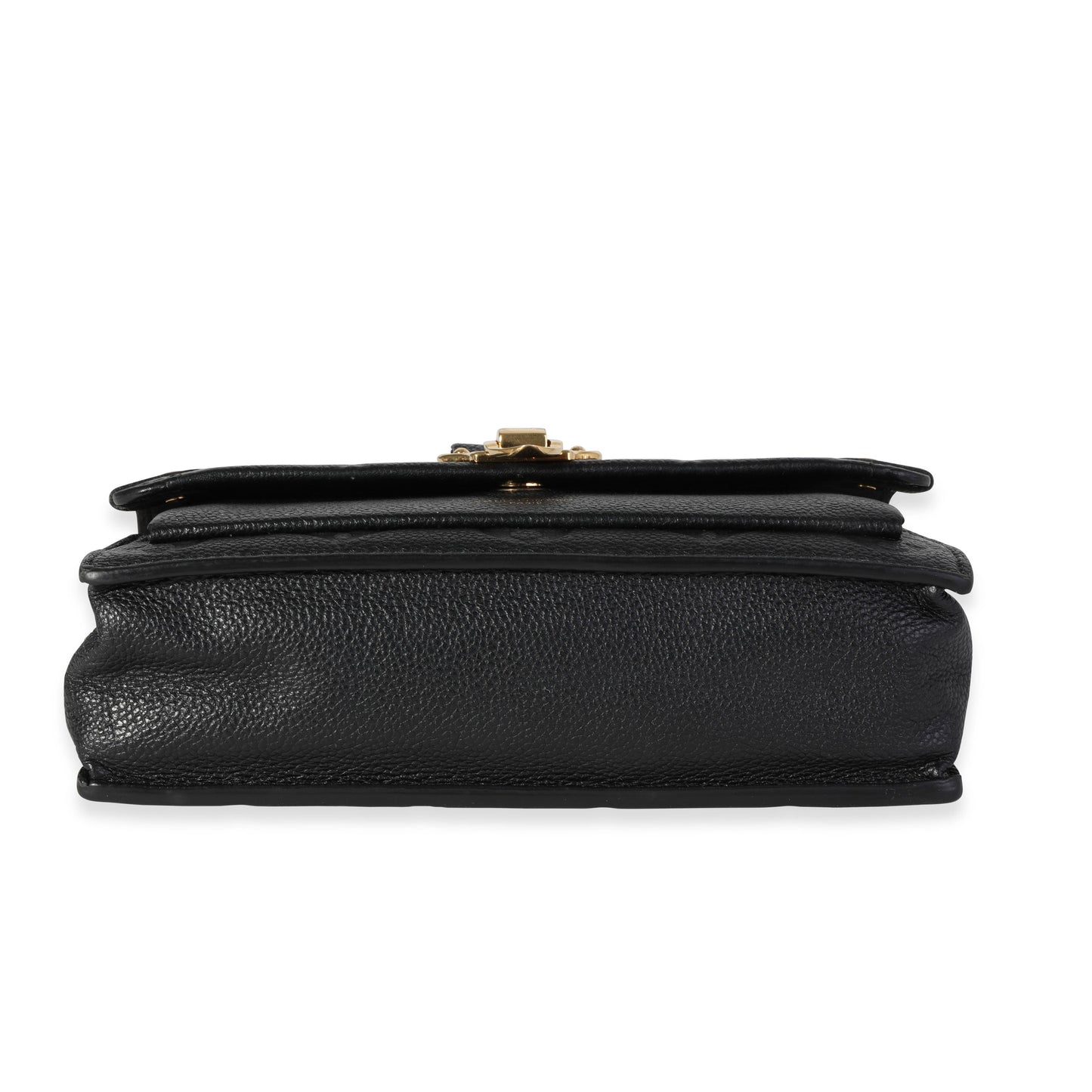 Louis Vuitton Louis Vuitton Black Monogram Empreinte Leather Vavin Wallet on Chain