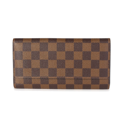 Louis Vuitton Louis Vuitton Damier Ebene Canvas Sarah Wallet