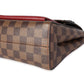 Louis Vuitton Louis Vuitton Damier Ebene Canvas & Bordeaux Calfskin Vavin PM