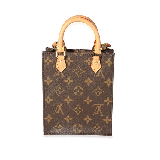 Louis Vuitton Louis Vuitton Monogram Canvas Petit Sac Plat