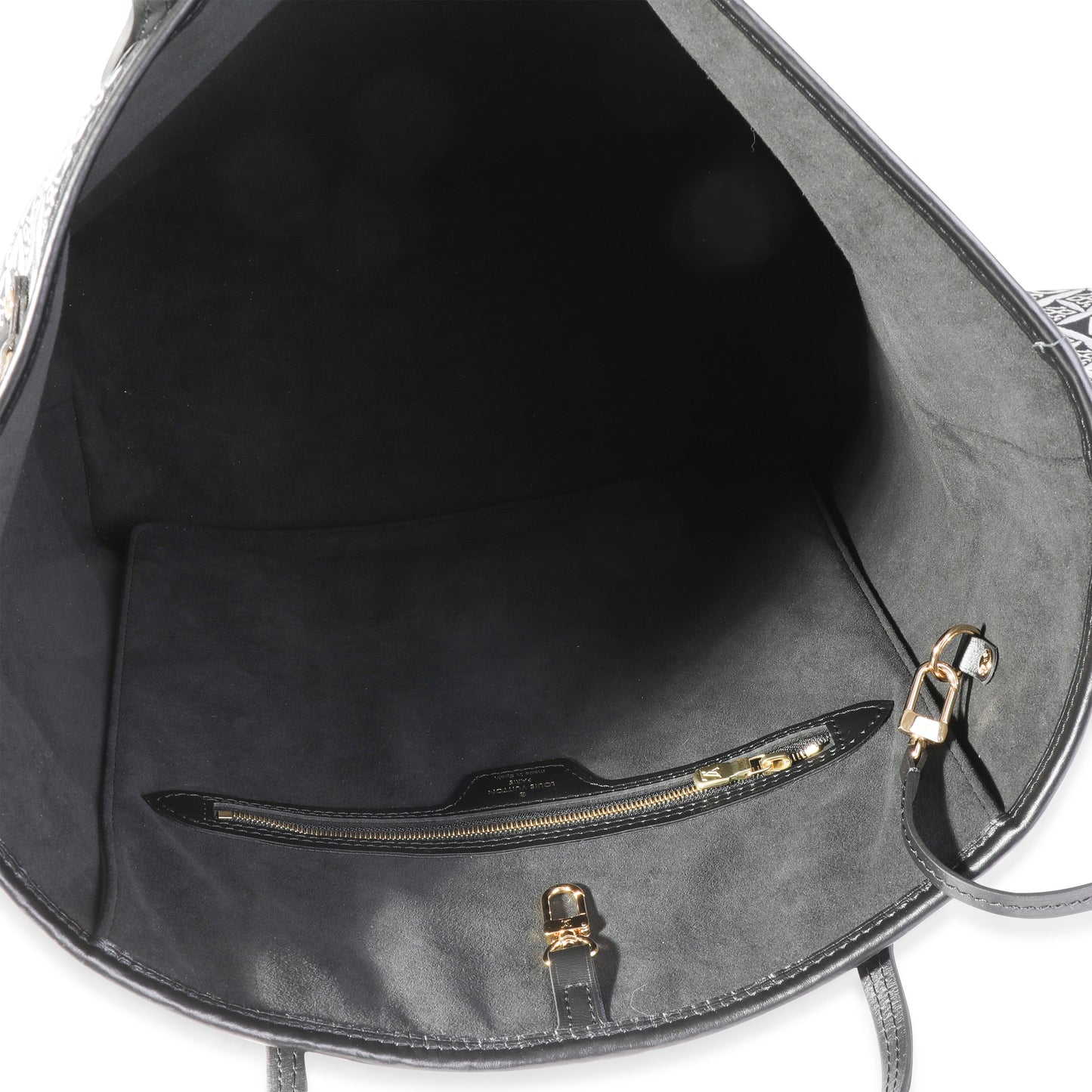 Louis Vuitton Louis Vuitton Black Jacquard Since 1854 Neverfull MM