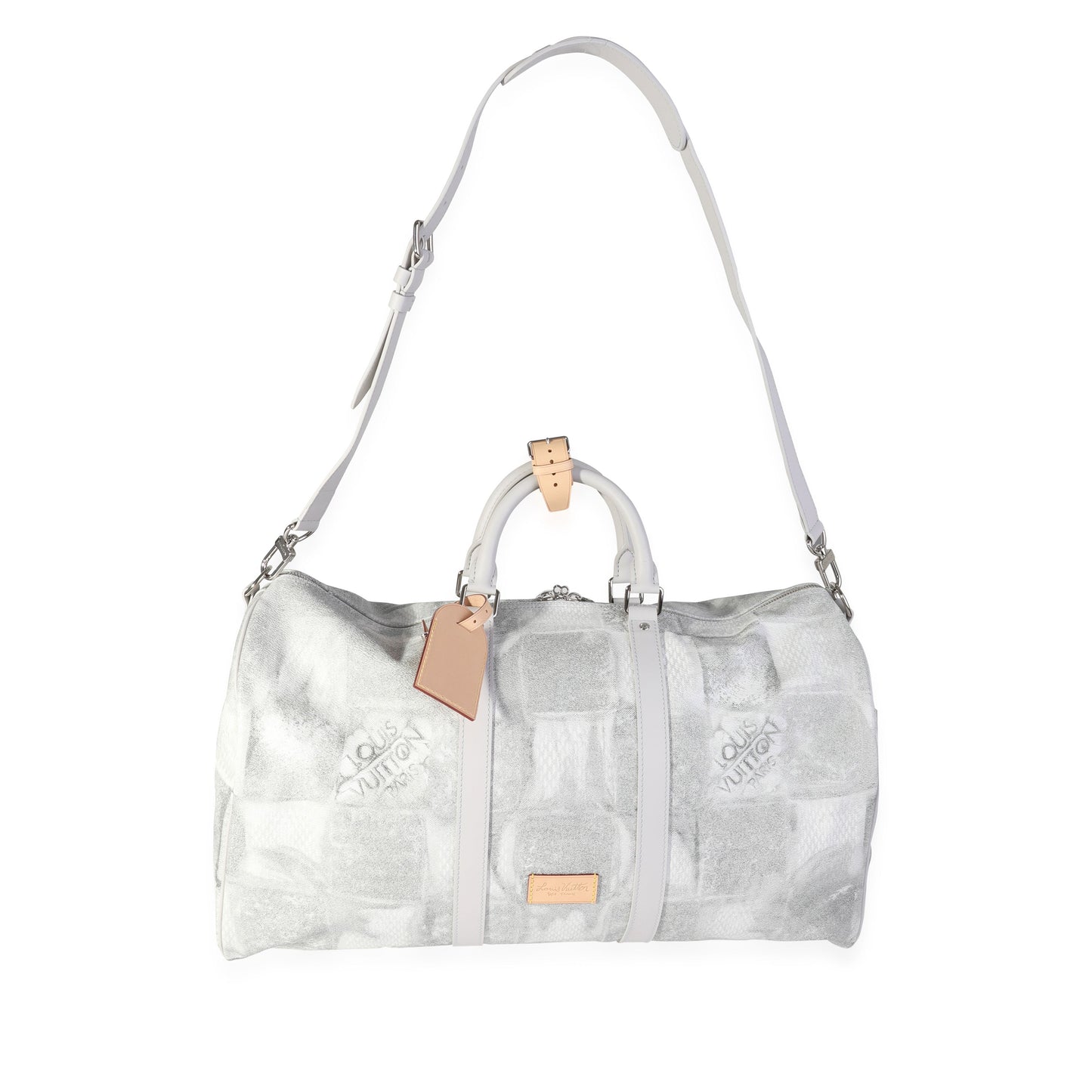 Louis Vuitton Louis Vuitton Damier Salt Canvas Keepall Bandoulière 50