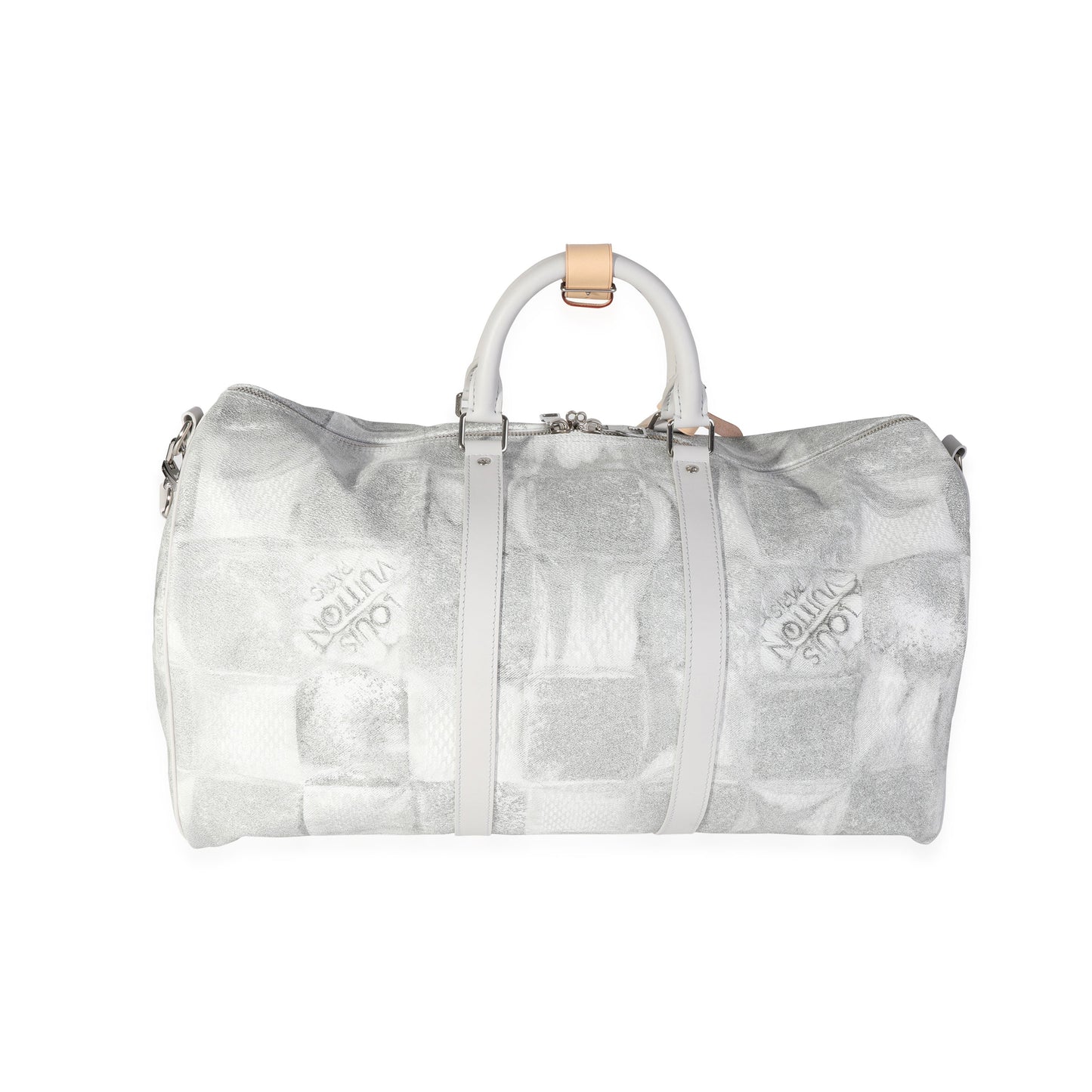 Louis Vuitton Louis Vuitton Damier Salt Canvas Keepall Bandoulière 50