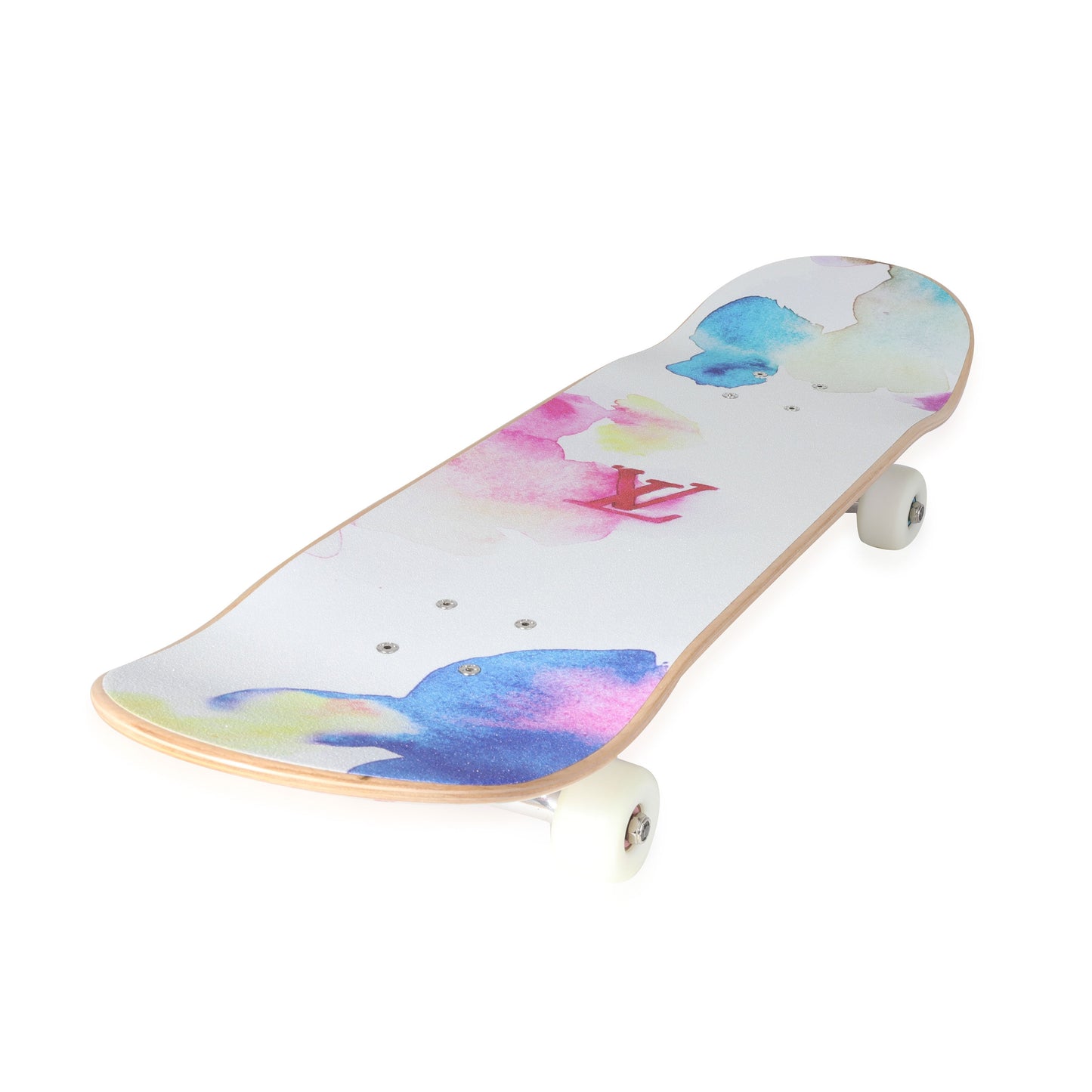LOUIS VUITTON x Virgil Abloh Watercolor Skateboard